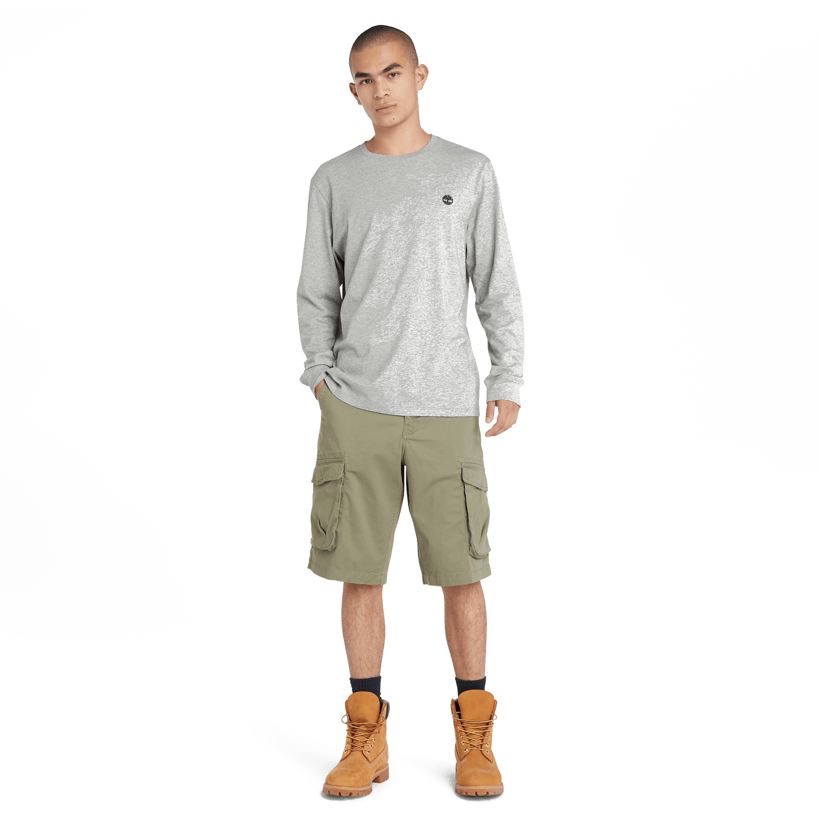 Twill Cargo Shorts Cassel Earth