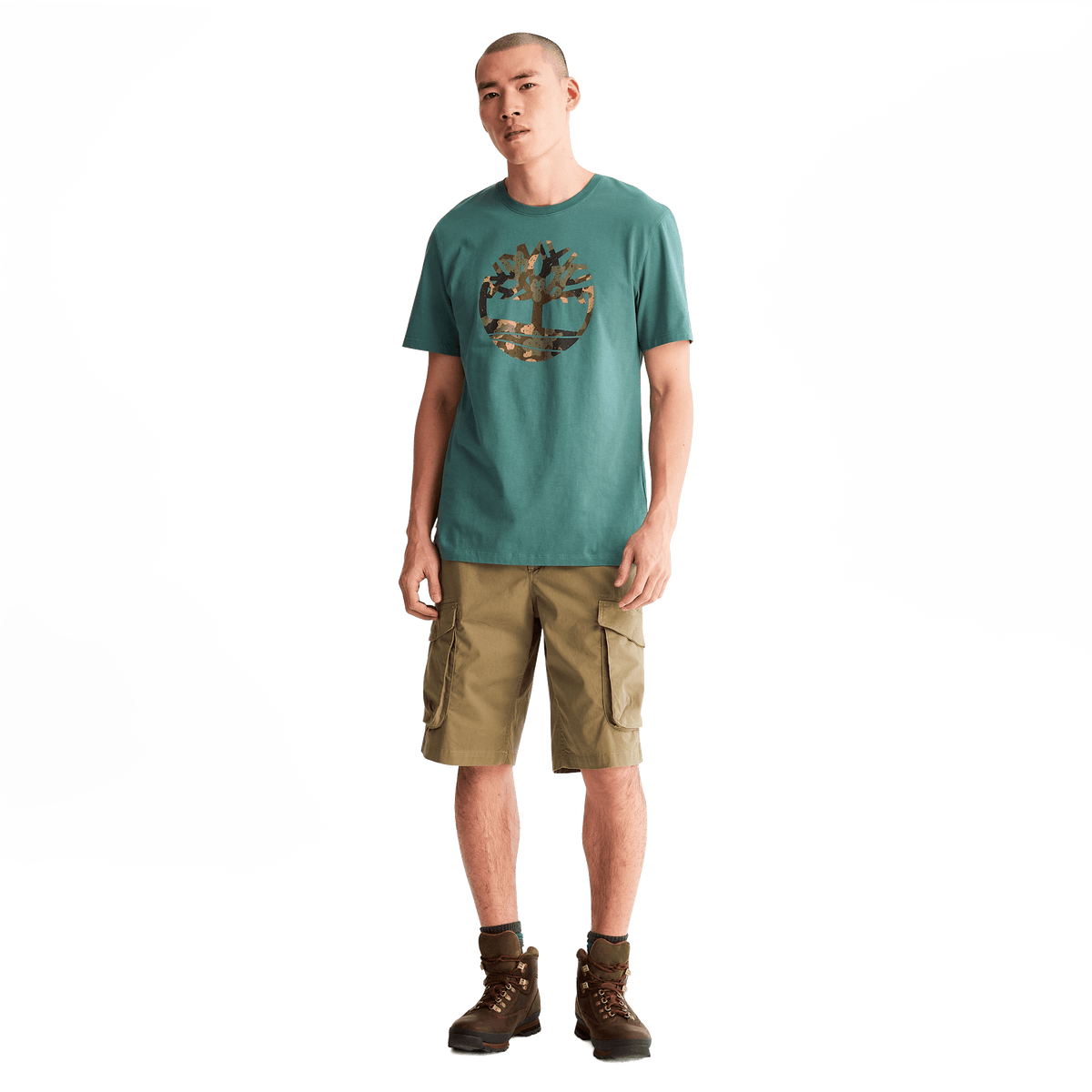 Twill Cargo Shorts Cassel Earth