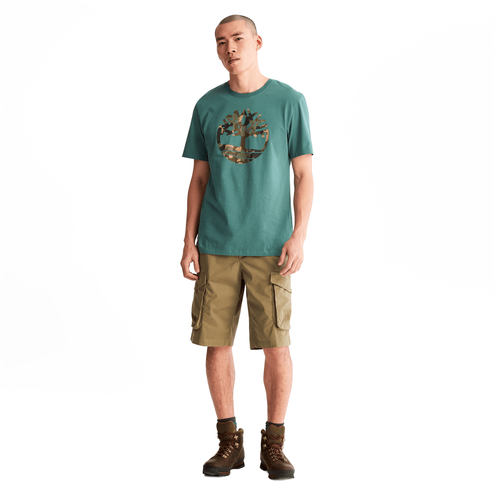 Twill Cargo Shorts Cassel Earth