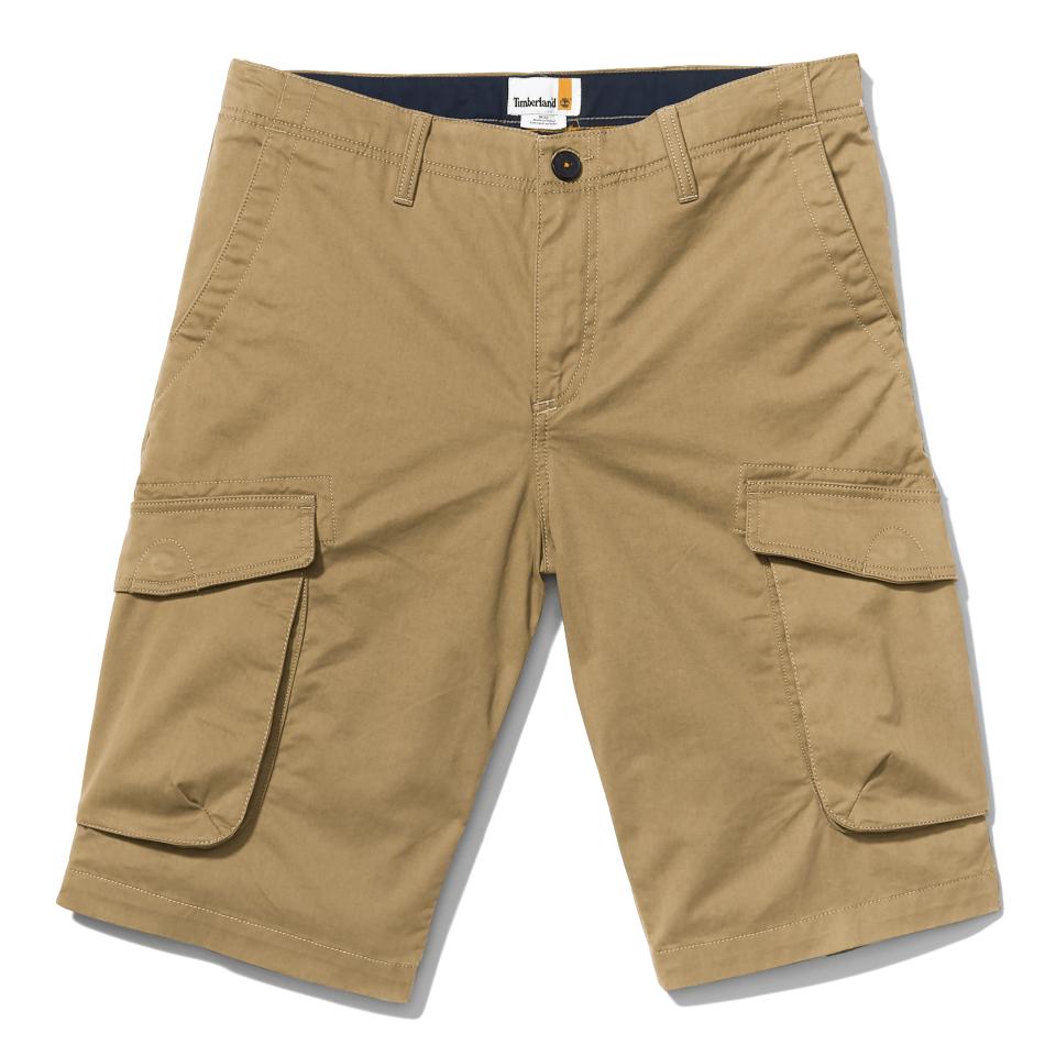 Twill Cargo Shorts Cassel Earth