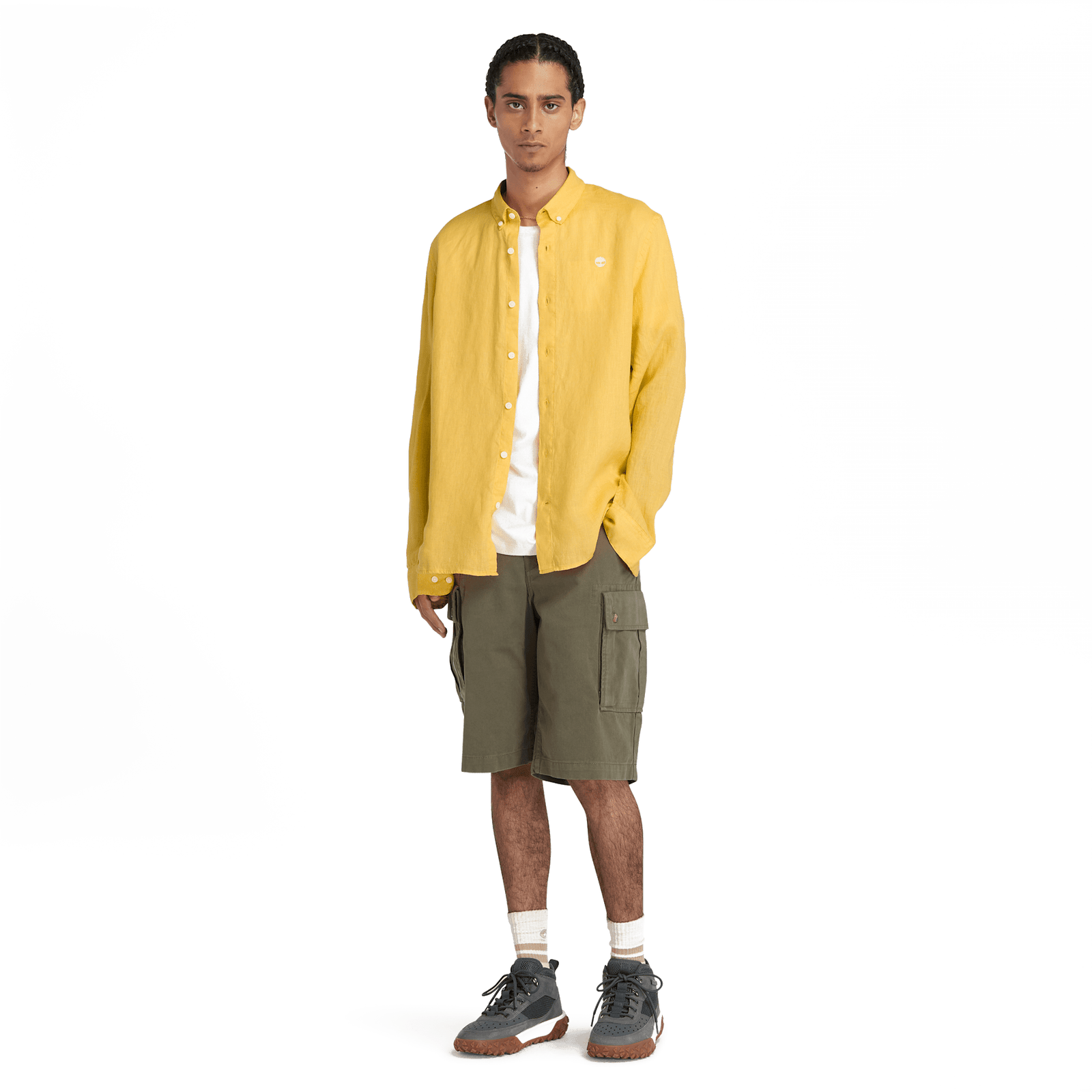 Mill Brook Linen Shirt Mimosa