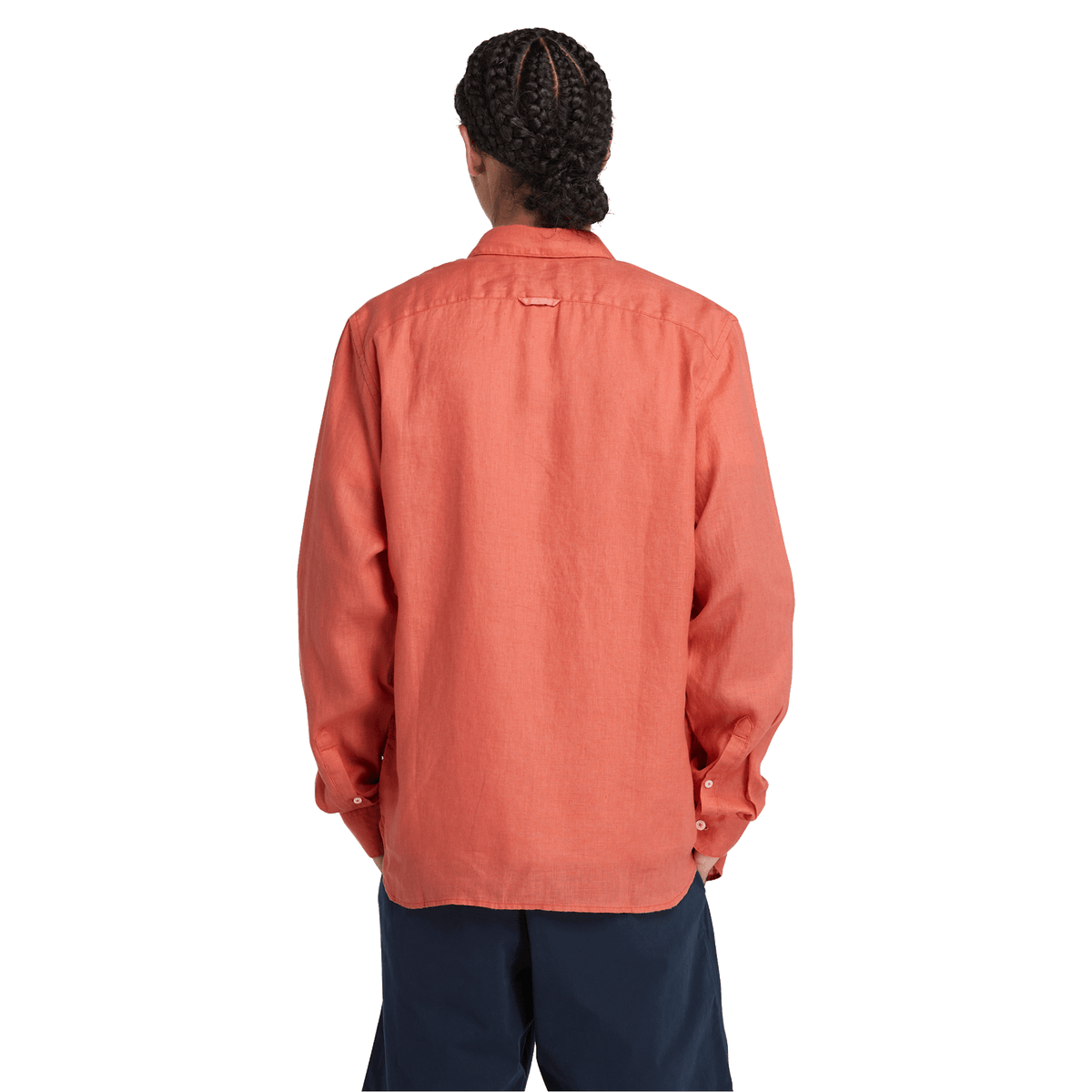 Mill Brook Linen Shirt Burnt Sienna-App