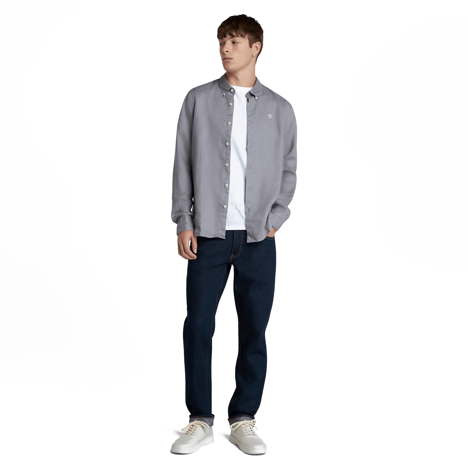 Mill Brook Linen Shirt Quicksilver Yd