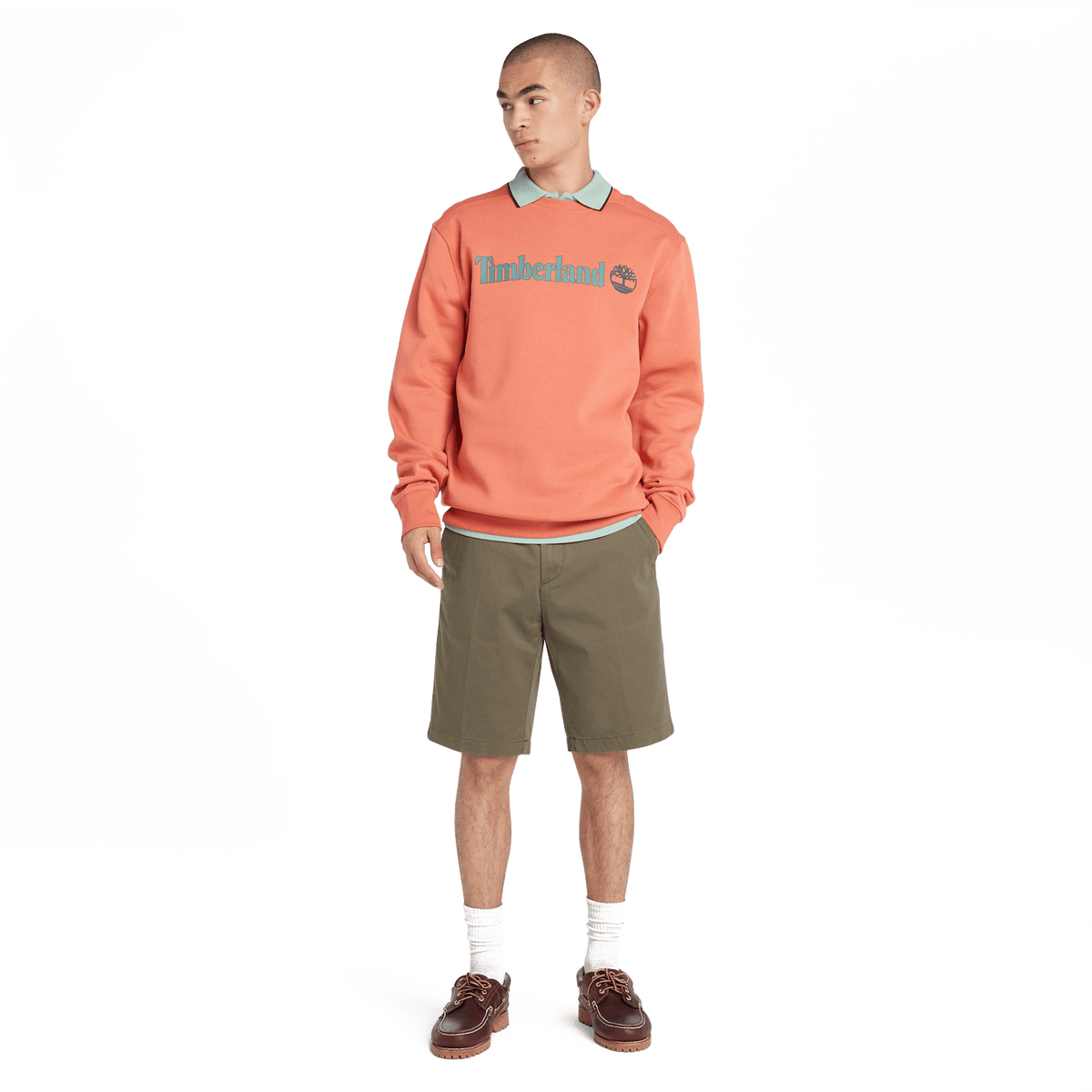 Claremont Twill Chino Short Leaf Green