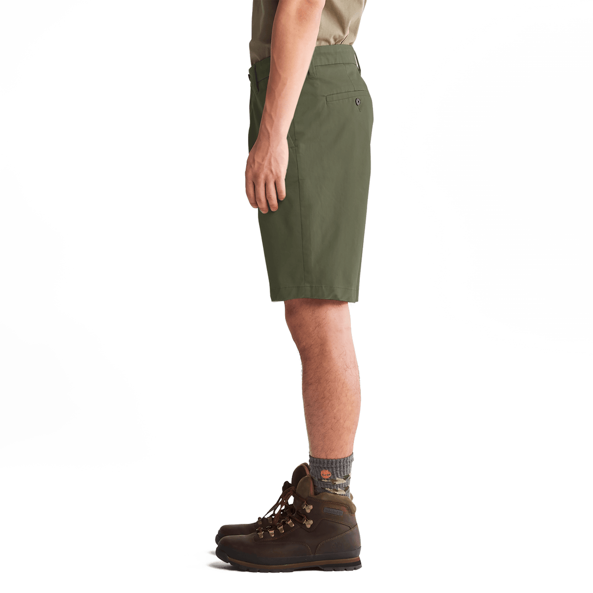 Claremont Twill Chino Short Leaf Green