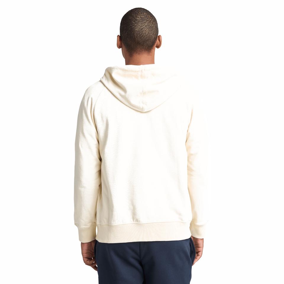 Exeter River Loopback Full Zip Hoodie White Smoke