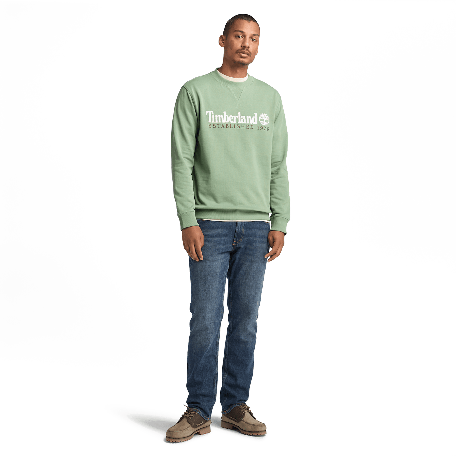 Established 1973 Embroidered Logo Crew Neck Sweatshirt Pro Green Bay