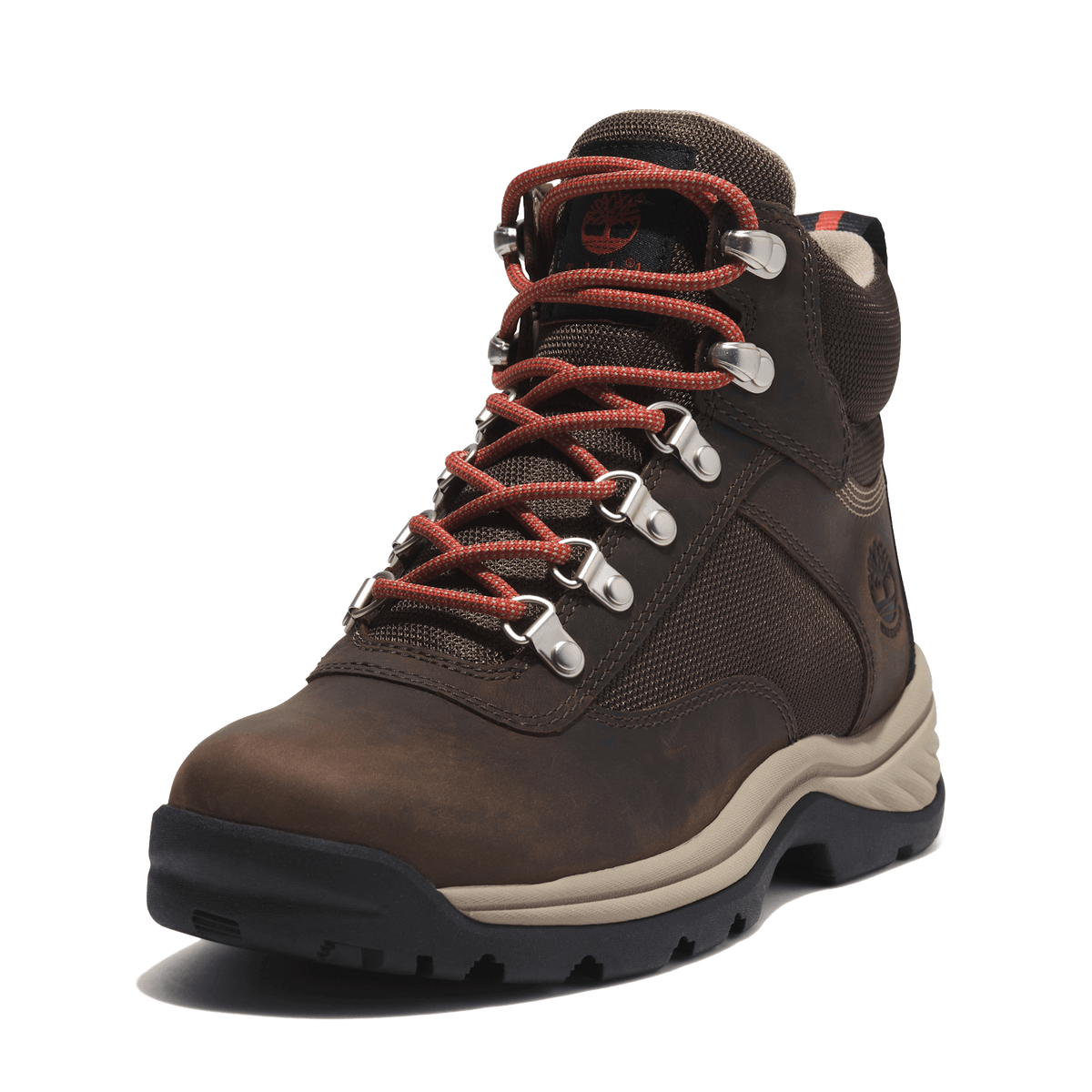 White Ledge Mid Lace Up Waterproof Hiking Boot Chocolate Brown