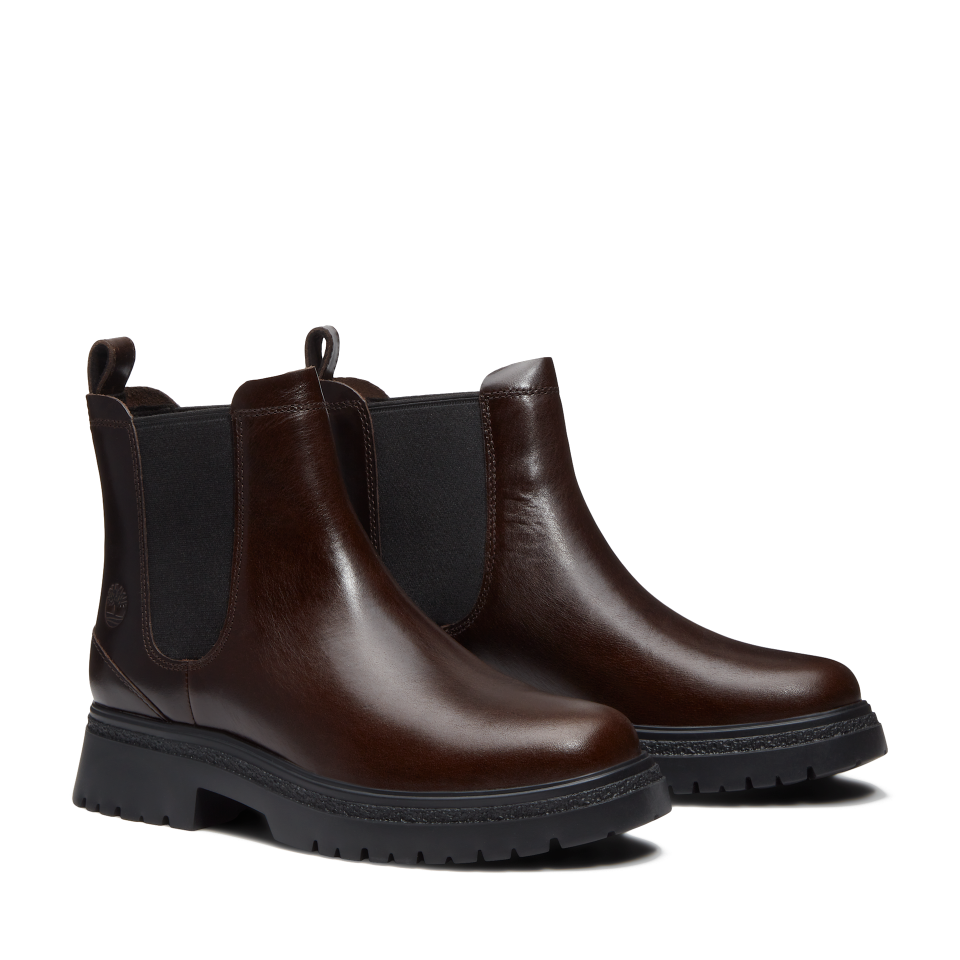 Cambria Valley Mid Chelsea Boot Dark Brown Full Grain