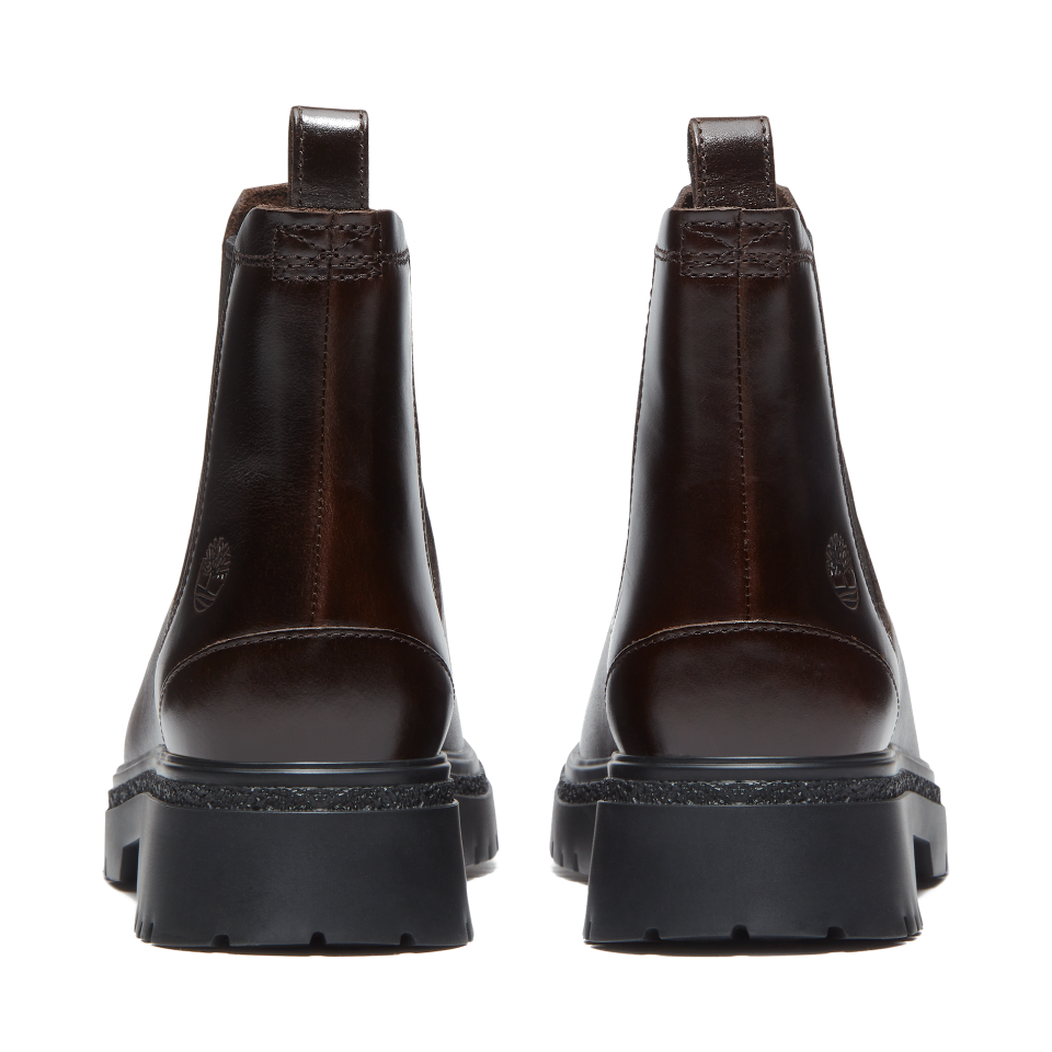 Cambria Valley Mid Chelsea Boot Dark Brown Full Grain