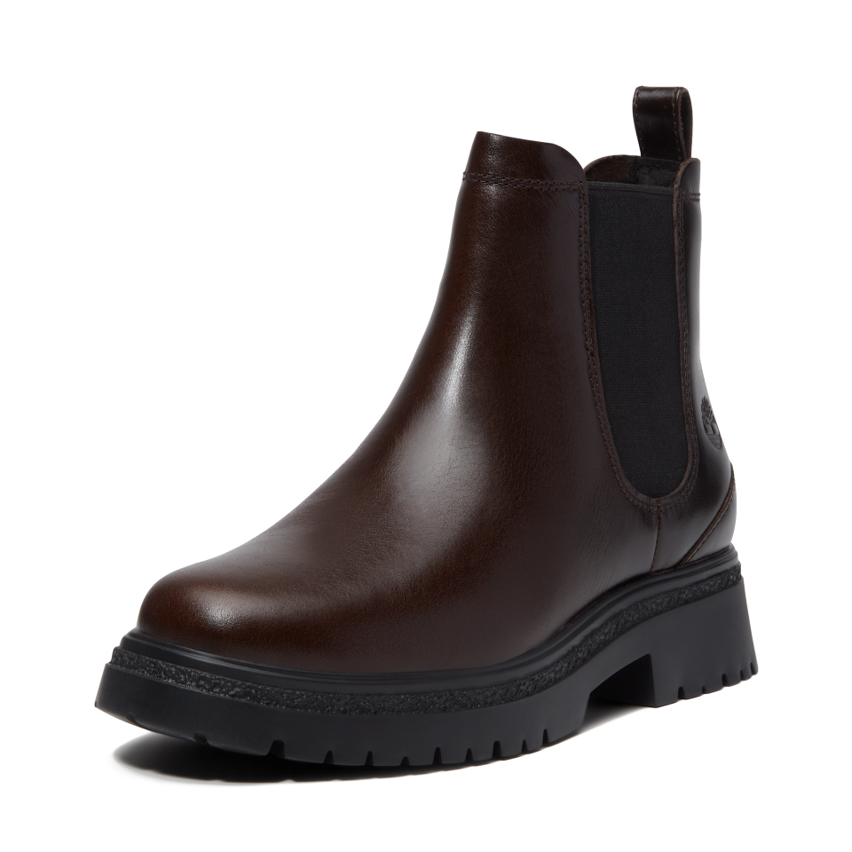 Cambria Valley Mid Chelsea Boot Dark Brown Full Grain