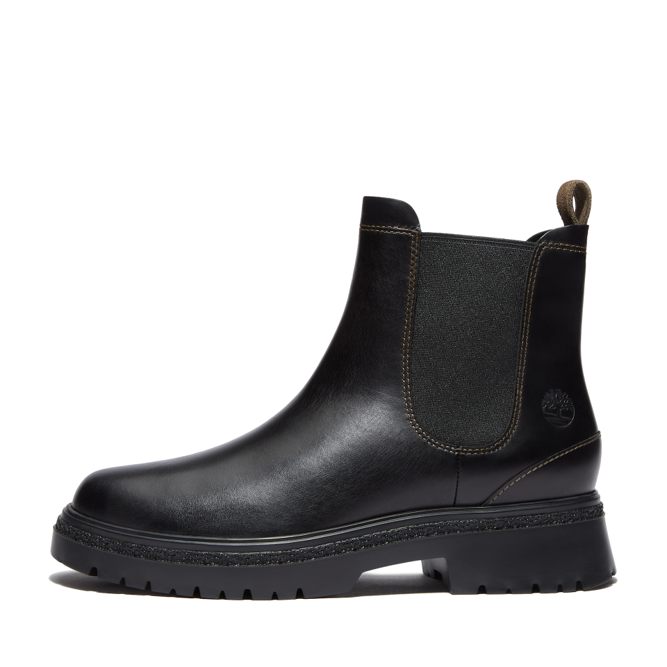 Cambria Valley Mid Chelsea Boot Black Full Grain