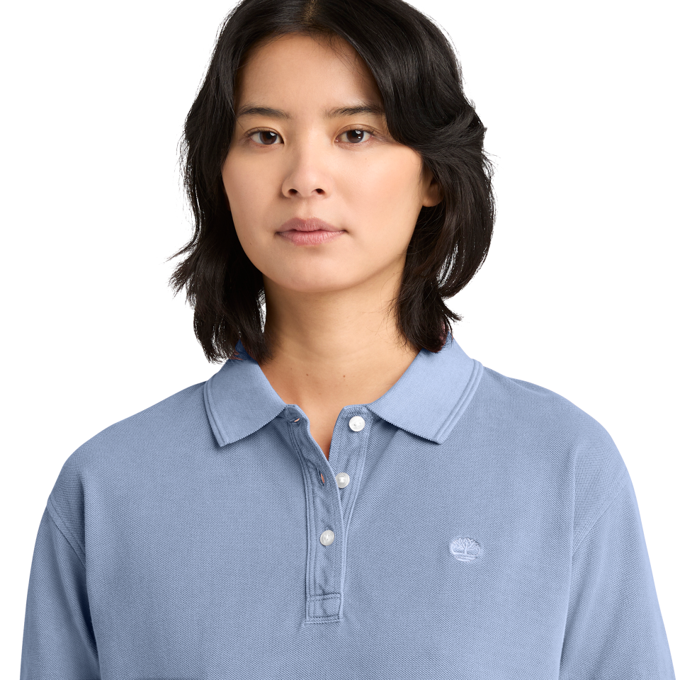 Short Sleeve Pique Polo GD STONE WASH