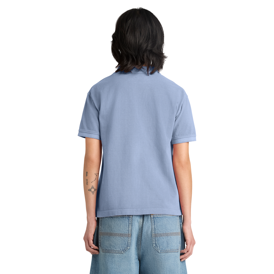 Short Sleeve Pique Polo GD STONE WASH