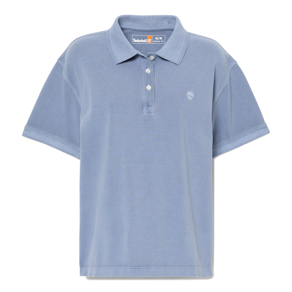 Short Sleeve Pique Polo GD STONE WASH