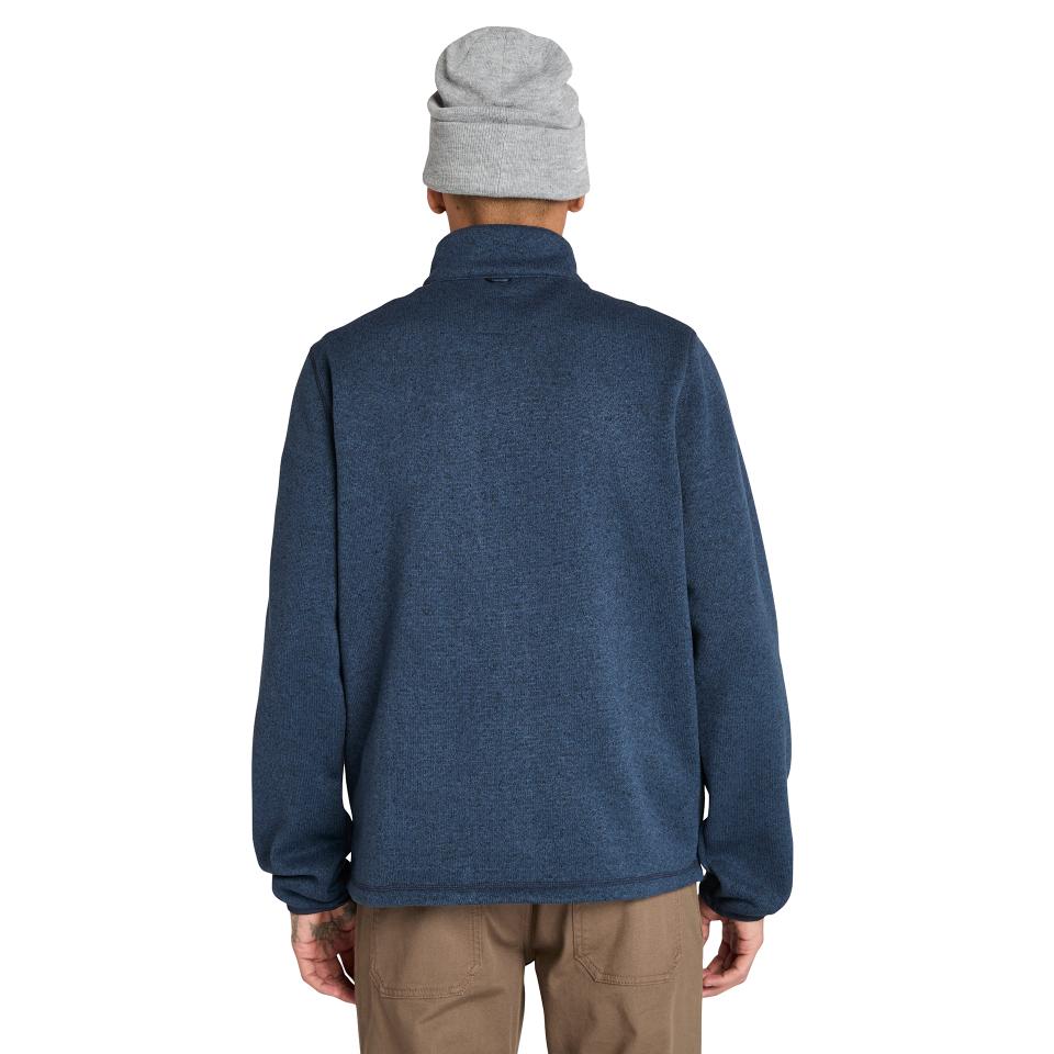 Melange Fleece Jacket Dark Sapphire Heather