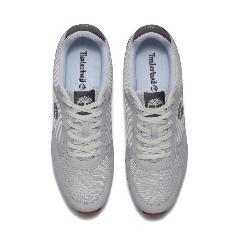 Scout Essential Low Lace Up Sneaker Lt Grey Nubuck W White