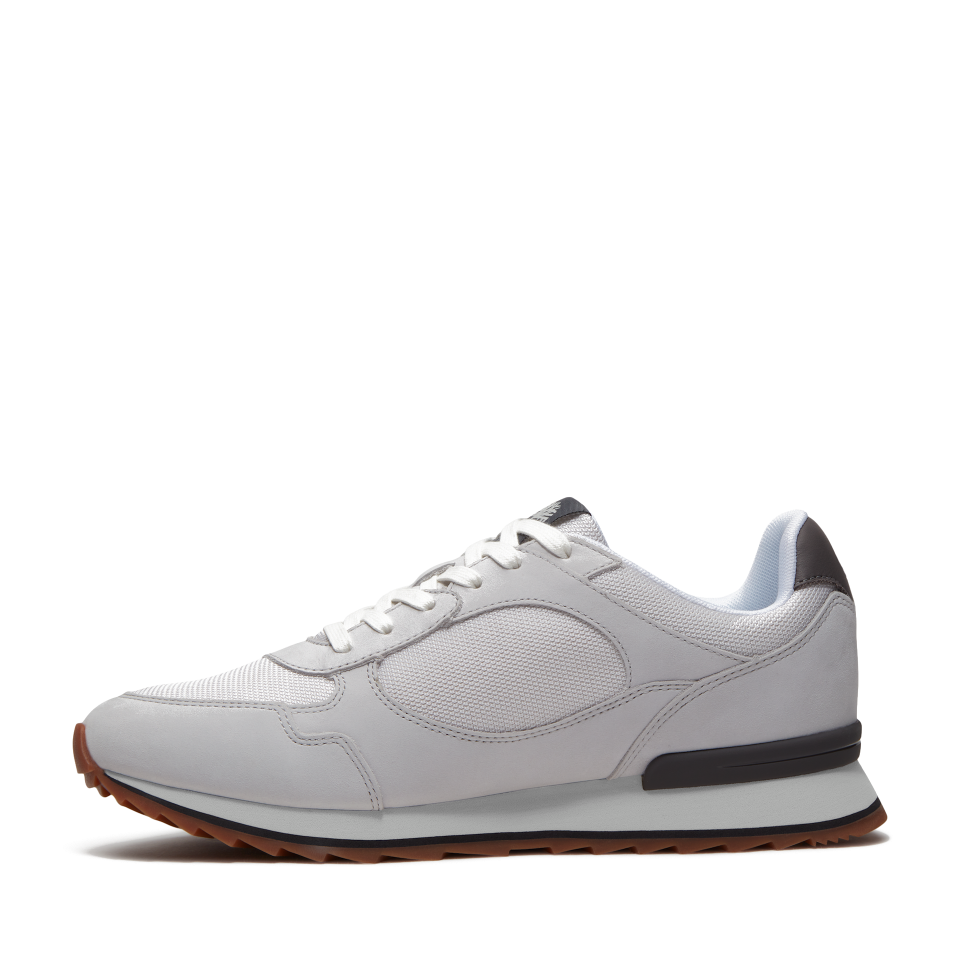 Scout Essential Low Lace Up Sneaker Lt Grey Nubuck W White
