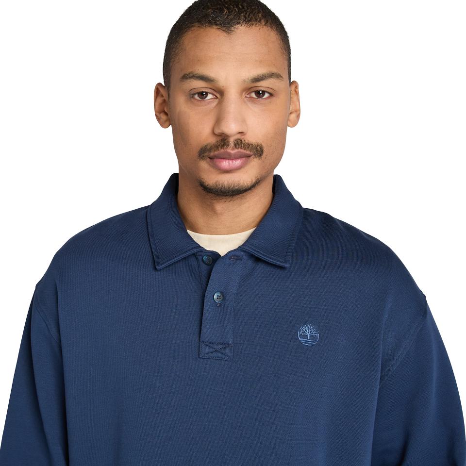 Polo Sweatshirt Peacoat