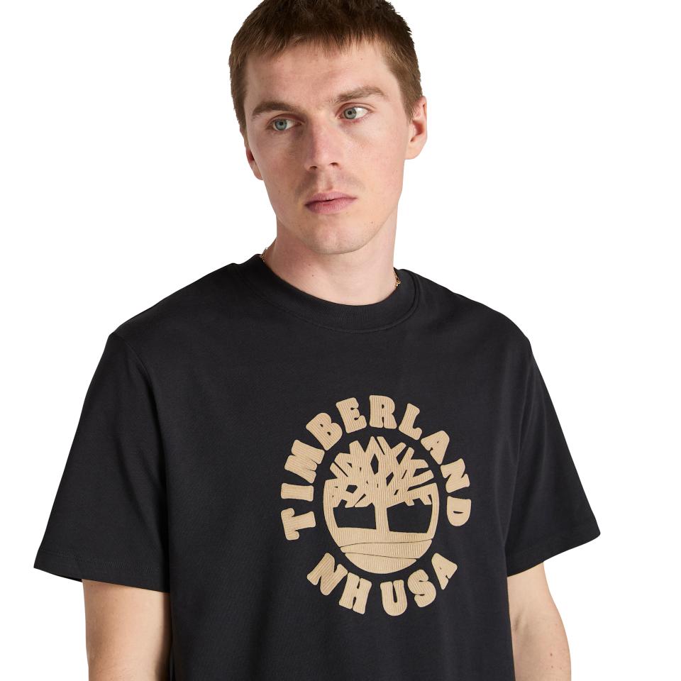 Holiday Front Graphic Ss Tee Black