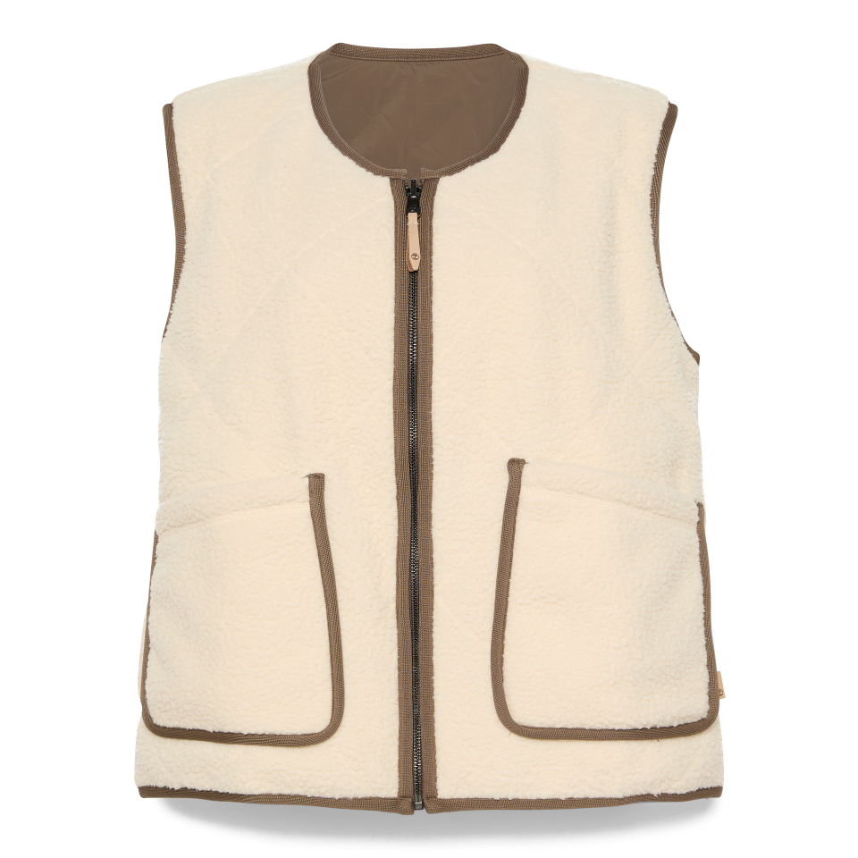 Sherpa Fleece Vest ANGORA