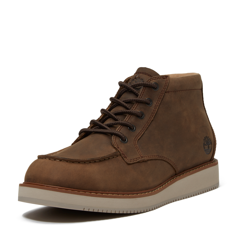Redwood Edge Essntl Mid Lace Up Chukka Boot Dark Brown Full Grain