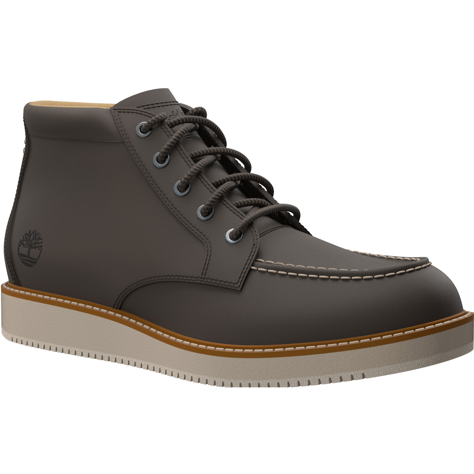 Redwood Edge Essntl Mid Lace Up Chukka Boot Dark Brown Full Grain