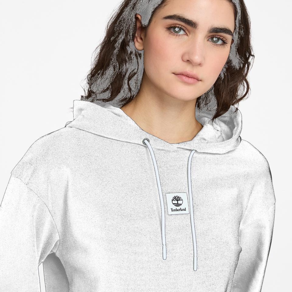 Stack Logo Loop Back Hoodie Black