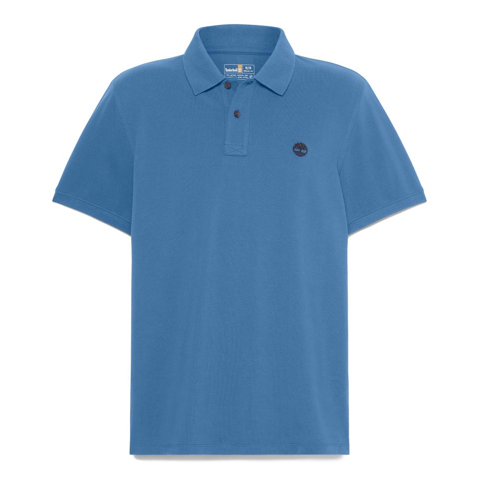 Millers River Pique Short Sleeve Polo Dark Denim