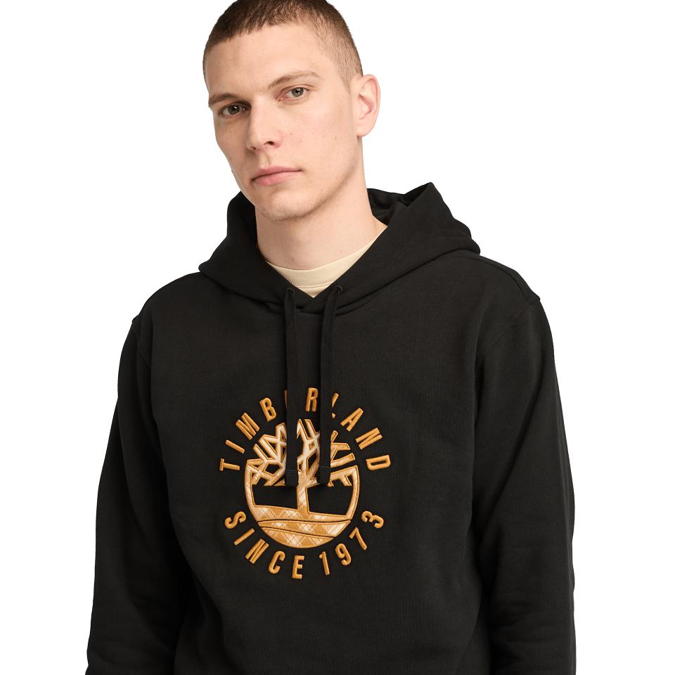 Holiday Graphic Hoodie Black