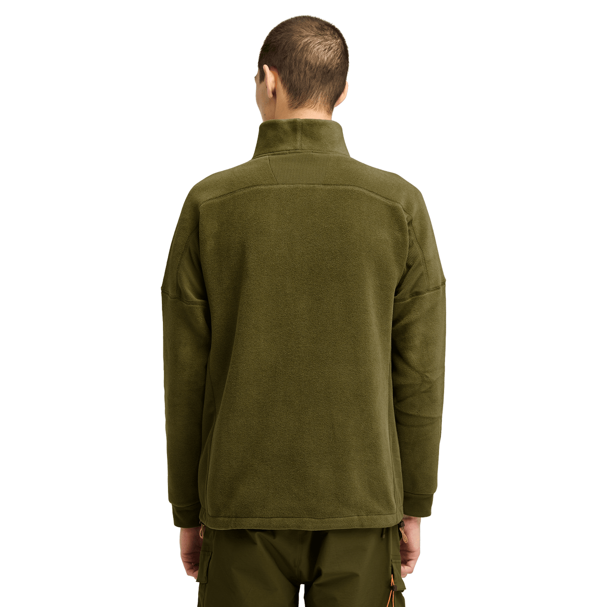 Polartec Mix Media Full Zip Fleece Dark Olive