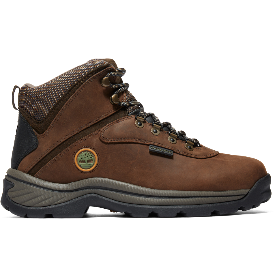 White Ledge Mid Lace Up Waterproof Hiking Boot Brown