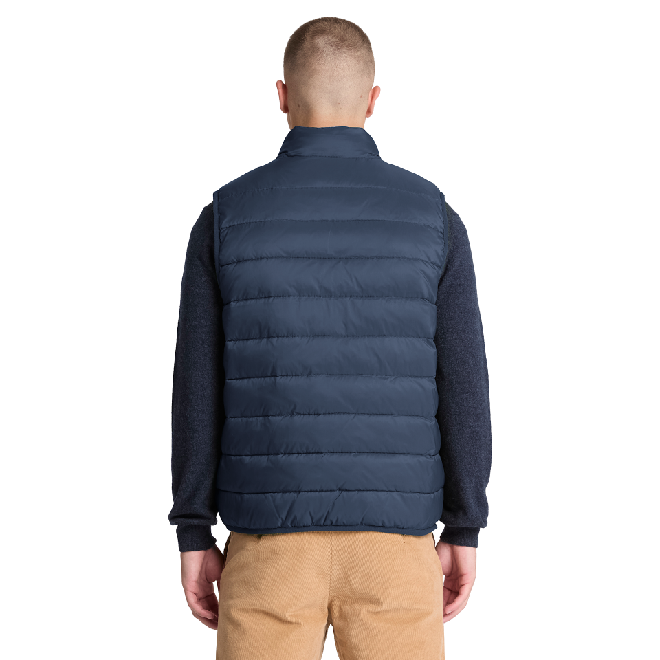 Dwr Lightweight Puffer Vest Dark Sapphire