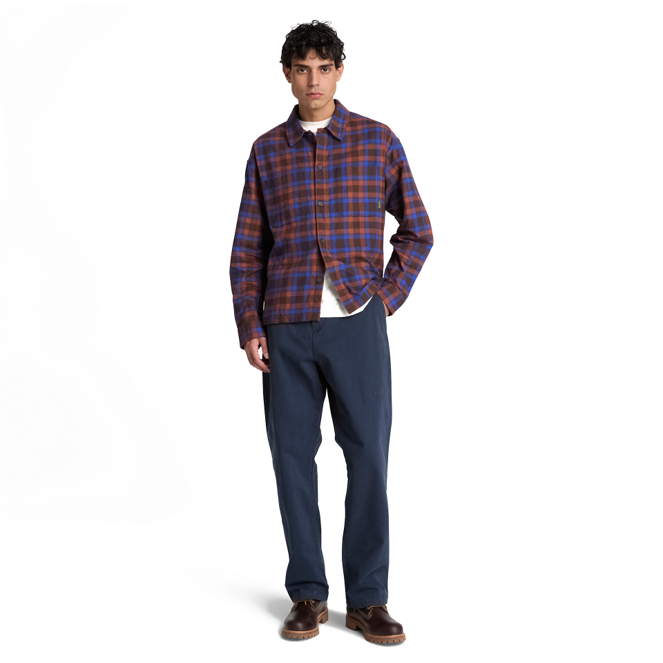 Heavy Flannel Check Shirt Mole Yd