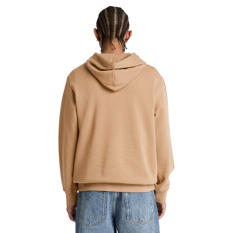 Wareham Tree Logo Patch Bb Hoodie Tannin