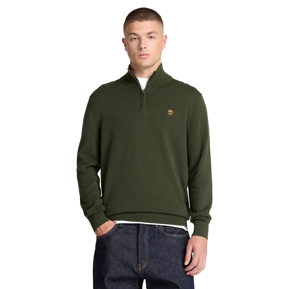 Oyster River Cotton 1/4 Zip Sweater Duffel Bag