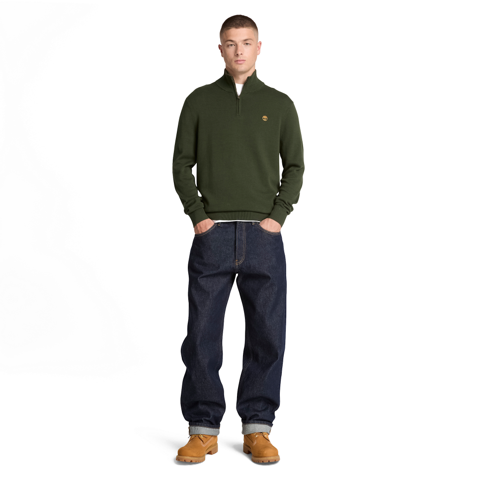 Oyster River Cotton 1/4 Zip Sweater Duffel Bag