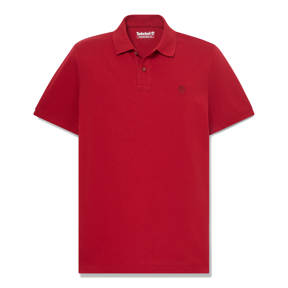 Oyster River Chest Logo Ss Polo (Reg) Rhythmic Red