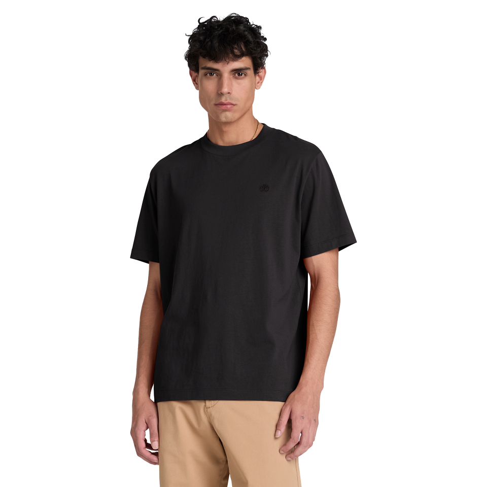 Oyster River Chest Logo Ss Tee (Reg) Black