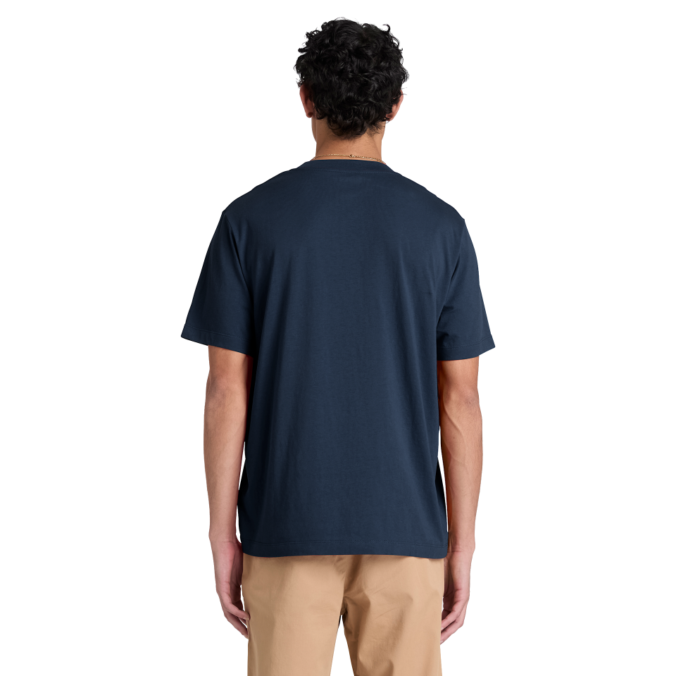 Oyster River Chest Logo Ss Tee (Reg) Dark Sapphire