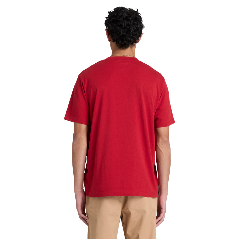 Oyster River Chest Logo Ss Tee (Reg) Rhythmic Red