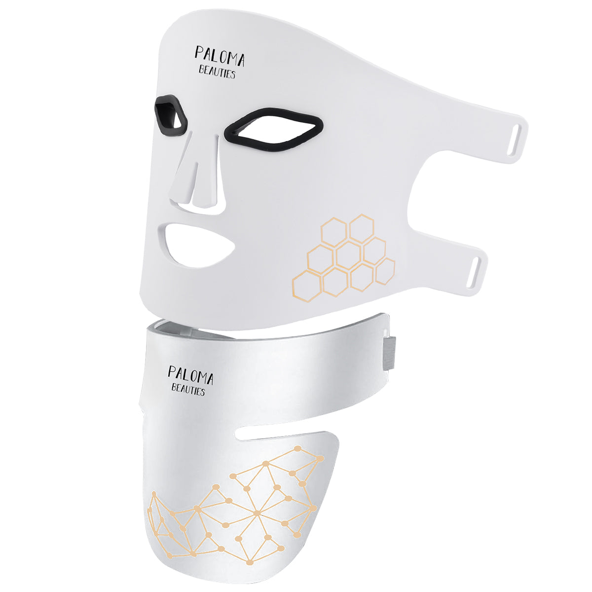 Masque Led Visage Et Cou Luminotherapie - Blanc