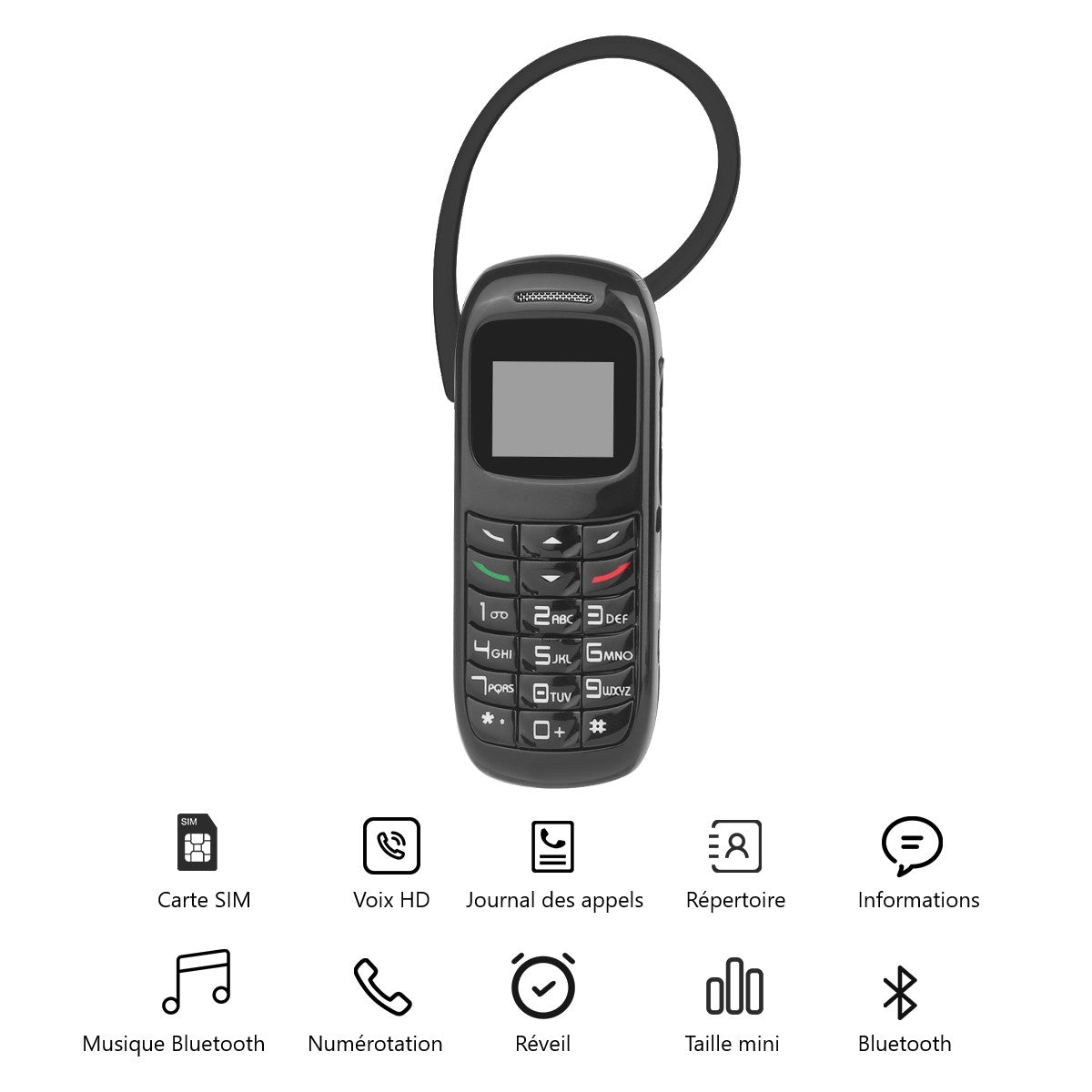 Telephone Bluetooth - Noir