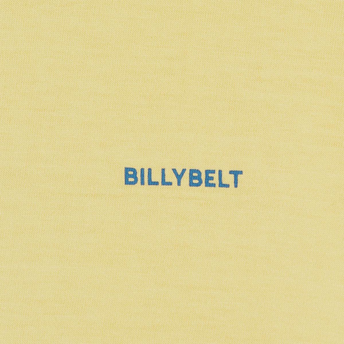 T-shirt en 100% coton bio BILLY - Jaune, imprimé Billy