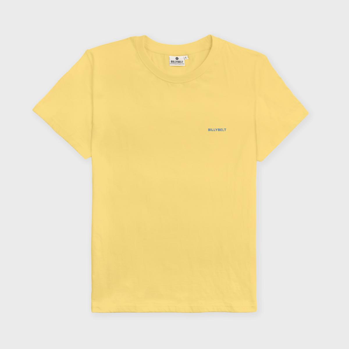 T-shirt van 100% biologisch katoen BILLY - Geel, Billy-print