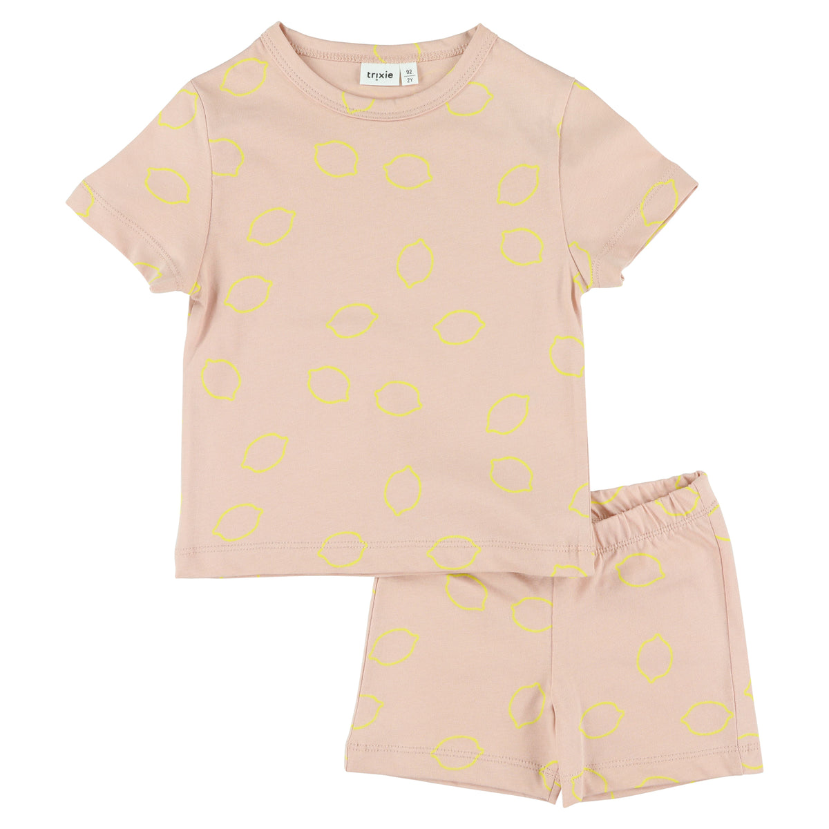 Trixie 2-delige Pyjama Kort - Lemon Squash