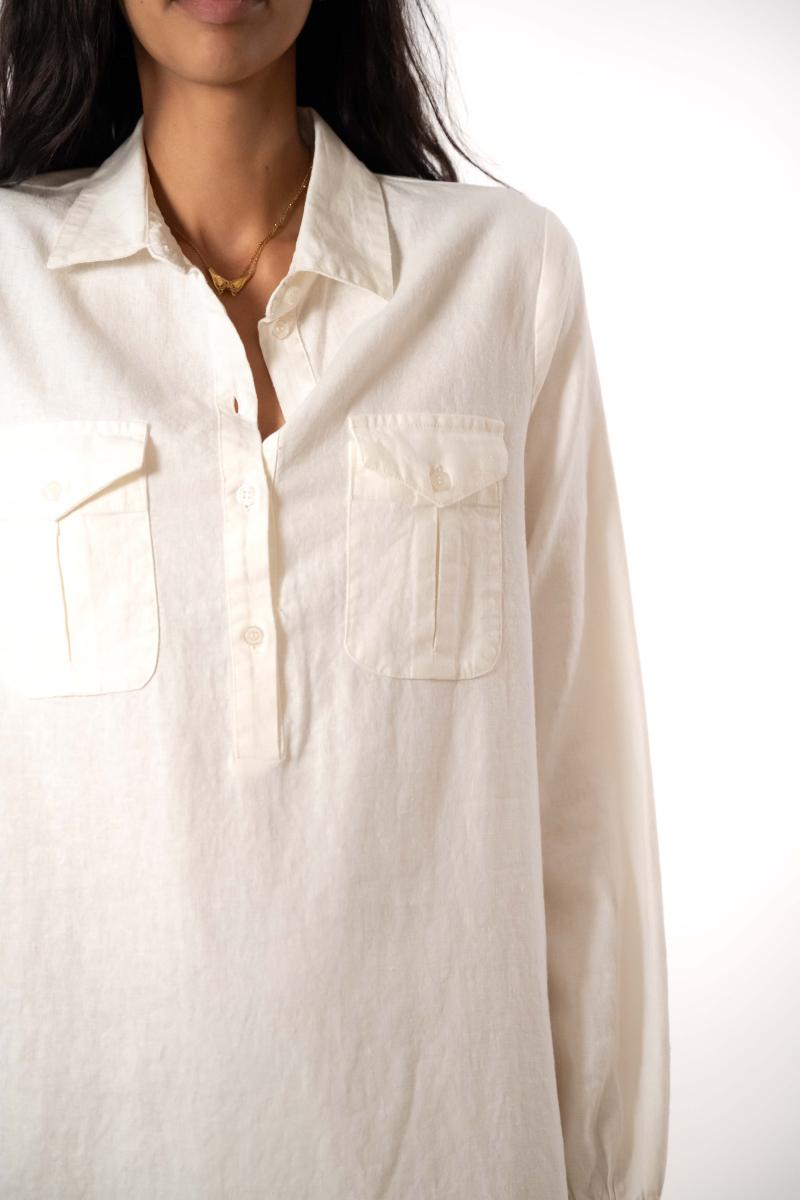 Jurk - Violet - Off-White