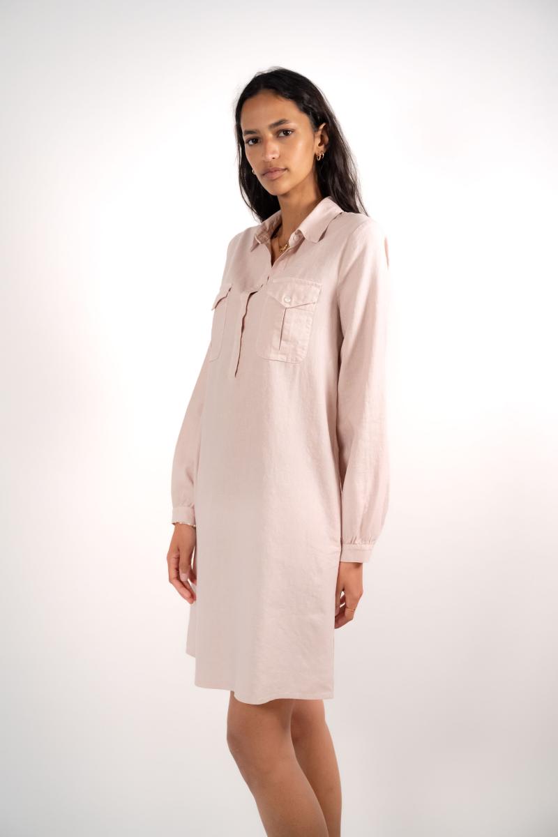 Jurk - Violet - Nude