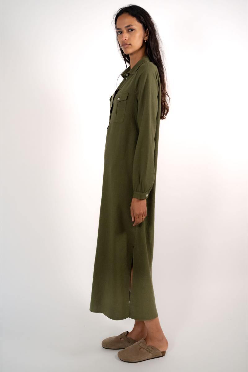 Jurk - Violetta - Khaki