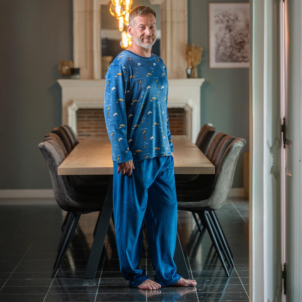 Pyjama polaire - Homme - Bleu Nuit